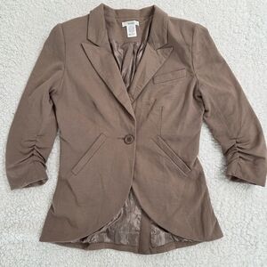 Esley Taupe Women's Blazer Business Work Attire Casual Size Small Versitile